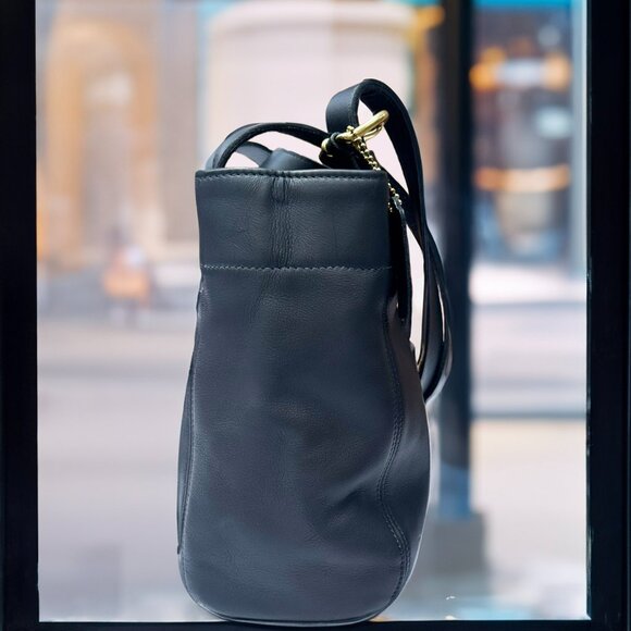 Vintage Coach 4157 SoHo Waverly Buckle Shoulder Bag Black Leather NWOT - Picture 5 of 16